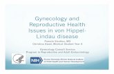 Gynecology and Reproductive Health Issues in von …...2015/11/01  · Gynecology and Reproductive Health Issues Informed by Clinical Manifestations of von Hippel-Lindau Disease Autosomal