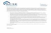Joyce Lee ACSE President - Fair Trading NSW...Dear NSW Government, The Association of Consulting Structural Engineers (ACSE) New South Wales is a professional body representing the