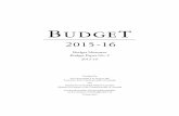 Budget Measures Budget Paper No. 2 2015-16 · iii FOREWORD Budget Paper No. 2, Budget Measures 2015-16 ensures that the Budget Papers provide comprehensive information on all Government