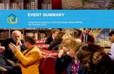 EVENT SUMMARY - OCHA PDF file 2 Summary of Networks and Partnerships Annual Meetings & Consultations 30 Networks and Partnerships held their annual meetings and consultations throughout