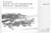 Food and fruit-bearing 44/2 forest speciesFood and fruit-bearing forest species 2: Examples from Southeastern Asia Forest resources development branch Forest resources division Forestry