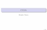 CUDA - 東京大学 · 2018-11-04 · Compiling/running CUDA programs with NVCC compile with nvcc command 1 $ nvcc program.cu the conventional extension of CUDA programs is .cu nvcc
