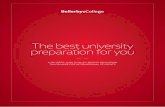 The best university preparation for you · 2017-02-20 · The best university preparation for you. ... curricular activities such as sports, music and creative arts. Combine this