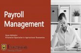 Payroll Management - University of Missouriextension.missouri.edu/.../Farm-Labor/Managing-Payroll.pdf · 2019-01-08 · • Collect payroll tax documentation (W-4, MO Form W-4) from