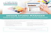 DESIGN STUDIO MANAGER - Constellation HomeBuilder Systemsconstellationhb.com/PDFs/Design_Studio_Manager_201801.pdf · 2018-03-26 · Design Studio Manager provides home builders and
