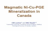Magmatic Ni-Cu-PGE Deposits...Cryptic Craton Margin Ni-Cu-(PGE) deposits in the highly-mineralized Kalgoorlie Terrane (e.g., Kambalda-Perseverance-Mt Keith) formed along the margin