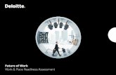 Future of Work Work & Place Readiness Assessment...eadingThe Future of Work & Place readiness assessment enables the analysis of the current workplace maturity as well as the development