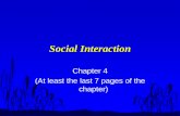 Social Interaction - Imperial Valley Collegespaces.Imperial.edu/gary.rodgers/pdf/SOC1CH5.pdfForms of Social Interaction Cooperation Cooperation- Is the interaction of people or groups