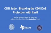 CDN Judo : Breaking the CDN DoS Protection with Itself · CDN HTTP/2 HTTP/1.1 one http request Our study Identify that HTTP/2-1.1 conversion of CDN will cause amplification attack.