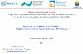 Atelier National de la Tunisie eau en Méditerranée au niveau du … · 2019-04-29 · k.zaabar@sonede.com.tn. La production, le transfert et la distribution de l’eau à travers