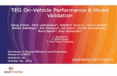 TEG On-Vehicle Performance & Model Validation...TEG On-Vehicle Performance & Model Validation Doug Crane1, John LaGrandeur1, Vladimir Jovovic 1, Marco Ranalli 1, Martin Adldinger1,