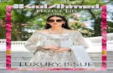 luxury issue · facebook/gulahmedfashion twitter/gulahmedfashion spLEndour taLEof timELEss 42 43. ... fashion@gulahmed.com Exclusively available at IDEAS & GulAhmed ... gul ahmed