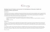 Newham Council Guidance and process for Undertaking an ... · Newham Council Guidance and process for Undertaking an Education Health and Care(EHC) Needs assessment Introduction The