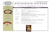 PIONEER PATHS - Herb of the Year 2017 · PIONEER PATHS Newsletter of the Herb Society of America November 3 Pioneer Unit ... While I love Autumn and think this is the most wonderful