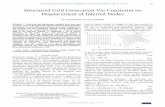 Structured Grid Generation Via Constraint on Displacement of … · 2013-08-27 · [6]. But in differential grid generation methods, some constraints are used as grid generation equations