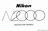 Nikon N2000 Instruction Manual - Makofoton2000).pdfFilm rewind crank dold out to rewind film) Film Cartridge window Film plane indicator (exact distance from lens mounting flange and