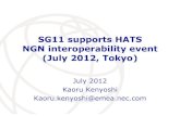 SG11 supports HATS NGN interoperability event (July 2012 ... · CRBT, CRT, IP Centrex TS-IVR, WebMidCall, OIP/OIR, CDIV (work items) CRBT service functional architecture [ITU-T Q.3610]