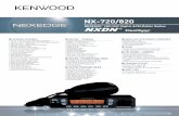 Kenwood nx72comms.kenwood.com/common/pdf/download/307_NX720-820.pdf · KENWOOD NEXEDGEO GENERAL FEATURES 25 W or 50 W (136-174 MHz) Models 25 W or 45 W (400-470, 450-520 MHz) Models