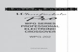 WPG SERIES PROFESSIONAL ELECTRONIC CROSSOVERcdn-docs.av-iq.com/instructions/AT_WPG202_Manual.pdf · v) Unit is repaired by Wharfedale or authorised service agent only. Unpacking All