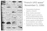 French UFO wave November 5, 1990 - satobs.orgsatobs.org/seesat_ref/Oberg/901105-French_wave.pdfFrench UFO wave November 5, 1990 • Thousands of witness reports, artwork • Mass media