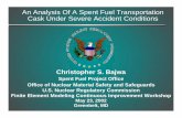 An Analysis Of A Spent Fuel Transportation Cask Under Severe Accident Conditions · 2015-07-02 · An Analysis Of A Spent Fuel Transportation Cask Under Severe Accident Conditions