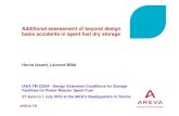 Additional assessment of beyond design basis accidents in ... · basis accidents in spent fuel dry storage Context changed since the Fukushima earthquake and subsequent tsunami In