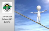 Aerial and Scissor Lift Safety - Rutherford County, · PDF file Aerial and Scissor Lift Safety Definitions •Aerial device -Any vehicle-mounted device, telescoping or articulating,