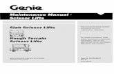 Maintenance Manual - Scissor Lifts And Service Manuals/data/Serv¢  Scissor Lifts Slab Scissor Lifts