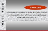 12 and 13 July 2009, New Delhi U D Y · 2019-10-28 · C A S E S T U D Y. Delhi Metro Bridge Collapse (Incident 1) and Mechanical Failure of Crane during Rescue operation (Incident