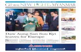PAge-2 locAl News Daw Aung San Suu Kyi leaves …2017/05/01  · Daw Aung San Suu Kyi leaves for Europe State Counsellor Daw Aung San Suu Kyi is seen off by diplomats and officials