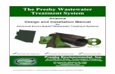 The Presby Wastewater Treatment System · IMPORTANT NOTICE: This Manual is intended ONLY for use in designing and installing Presby Environmental’s Advanced Enviro-Septic® Wastewater