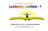 The Bible Story of GodThe Bible Story of God M. Kurt Jarvis, Director P O Box 14711, Surfside Beach, S C 29587 1-801-884-7440 Email: kurt@biblestoryofgod.org 5 BSOG Leadership Institute