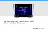FORMLABS WHITE PAPER: A Guide to Post-Curing Formlabs …...FORMLABS WHITE PAPER: A Guide to Post-Curing Formlabs Resins 5 Introduction An ideal post-cure setting achieves the properties