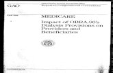 HEHS-94-65 Medicare: Impact of OBRA-90's Dialysis ... transplant. The Omnibus Budget Reconciliation Act of 1990 (OBRA-SO) extended the period during which employer-sponsored plans