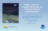 OAWL: High TRL Doppler Wind Lidar for 3D Winds Mission ... Doppler Wind Lidar for 3D Winds Mission Demonstration