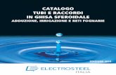 CATALOGO TUBI E RACCORDI IN GHISA SFEROIDALE 

catalogo tubi e raccordi in ghisa sferoidale adduzione, irrigazione e reti fognarie edizione 2014 italia
