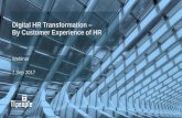 Digital HR Transformation By Customer Experience of HR...HR Journey Mapping Workshop •Learn from the voice of your customers •Continuously measure and improve customer experience