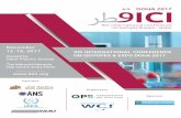Hosted by ON ISOTOPES & EXPO DOHA 2017 Qatar Physics ...wci-ici.org/down/9ICI-qatar-flyer.pdfCity Center Doha Hotel 9th INTERNATIONAL CONFERENCE ON ISOTOPES & EXPO DOHA 2017 IN M INSTITUTE