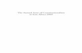 CONSTITUTIONALISM IN EAST AFRICA ASC finalkituochakatiba.org/sites/default/files/publications/Annual State of... · Julius M. Lugaziya 6. Th e Annual State of Constitutionalism in