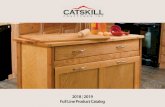 2018 | 2019 Full Line Product Catalog€¦ · Open Shelf: 45 in. wide x 23.5 in. deep x 8.75 in. high Top Drawer Interior: 38.5 in. wide x 17 in. deep x 5 in. high Bottom Drawer Interior:
