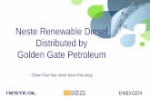 Neste Renewable Diesel Distributed by Golden Gate Petroleumlgc.org/wordpress/wp-content/uploads/2015/10/Renewable... · 2015-10-23 · Neste Renewable Diesel Distributed by Golden