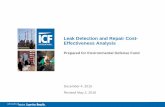 Leak Detection and Repair Cost- Effectiveness AnalysisModel Concept - Output Distribution of emissions per facility Distribution of costs associated with conducting LDAR at various