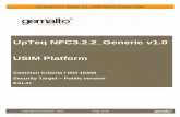 UpTeq NFC3.2.2 Generic v1.0 USIM Platform · 2016-05-24 · UpTeq NFC3.2.2_Generic v1.0 – USIM Platform Security Target Title: UpTeq NFC3.2.2_Generic v1.0 USIM Platform – Security