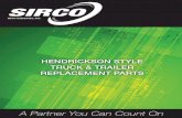 HENDRICKSON STYLE TRUCK & TRAILER ... CATALOG.pdfHENDRICKSON STYLE TRUCK & TRAILER REPLACEMENT PARTS A Partner You Can Count On 46516 574-294-5487 • 800-323-0647 • FAX 574-522-5487
