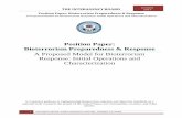 A Proposed Model for Bioterrorism Response: Initial Operations … · 2017-01-18 · A Proposed Model for Bioterrorism Response: Initial Operations and Characterization i InterAgency