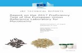 Report on the 2017 Proficiency Test of the European Union ...publications.jrc.ec.europa.eu/repository/bitstream/... · A proficiency test (PT) was organised by the European Union