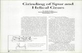 Grinding ofSpur and Helical Gears - Gear Technology · 2014-07-17 · Grinding ofSpur and Helical Gears Dr. Sur,en B. Rao NaUonal Sc!ience Foundation Washinglt1on. D,.IC:. Grinding