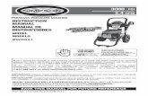 PREMIUM PRESSURE WASHER...INSTRUCTION MANUAL MANUAL DE INSTRUCCIONES MODEL MODELO MSV3024-I Part No. 7107460 Rev. 0 FEB 2014 If your pressure washer is not working properly or if there