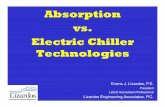 Absorption vs. Electric Chiller Technologies...Absorption vs. Electric Chillers Chilled Water Pumps = 0 Condenser Water Pumps Cooling Power Fans Absorption Machine Auxiliaries More