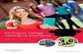 Barrington College Pathway to Excellence...4 BARRINGTON COLLEGE AUSTRALIA STUDENT PROSPECTUS BARRINGTON COLLEGE AUSTRALIA STUDENT PROSPECTUS 5 Welcome About Barrington College Thank